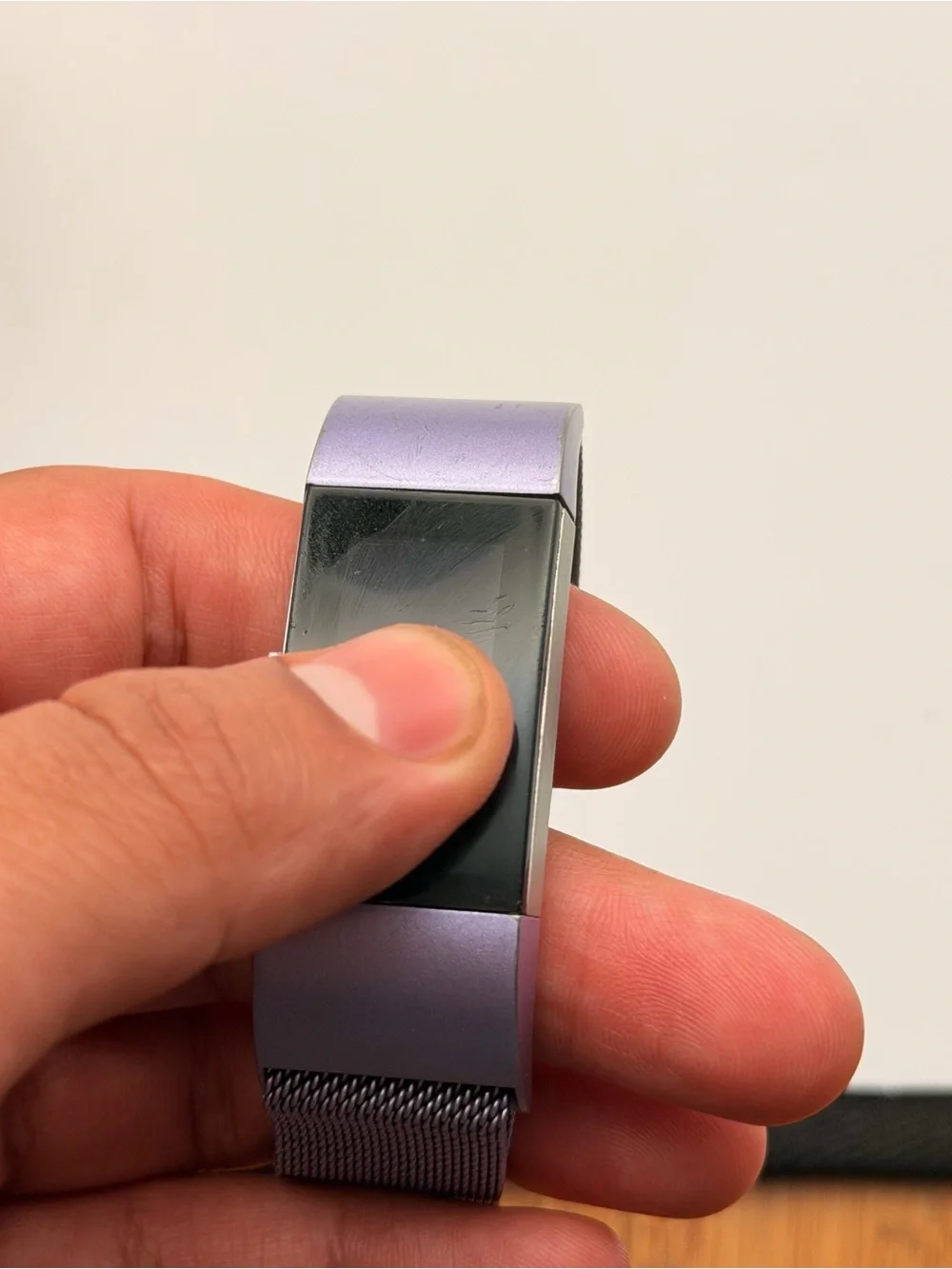 Fitbit Charge 2, Tested, Purple Mesh Ban, Charger Included, Good Con, Smartwatch